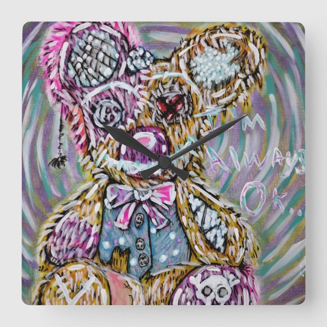 Quadrado Relógio de Sala de Jogo (Frente)