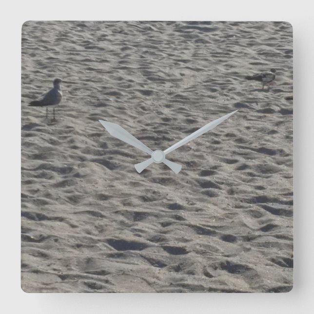 Quadrado Relógio de Seagull (Frente)