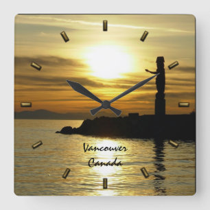 Quadrado Relógio de Vancouver Oferece Relógio de Vancouver 