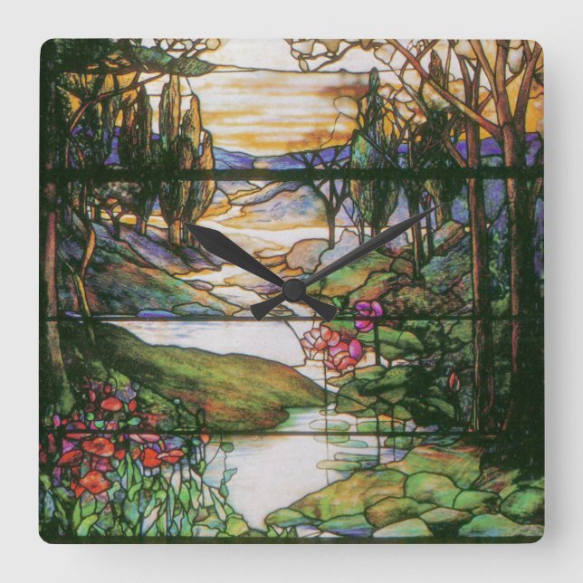 Quadrado Relógio de Vintage (Frente)