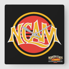 Quadrado Relógio de Workshop NCAM