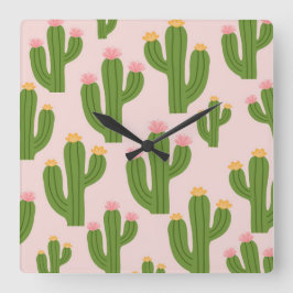 Quadrado Relógio decorativo colorido