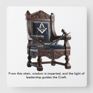 Quadrado Relógio do artesão: Sabedoria Eterno para Cada L