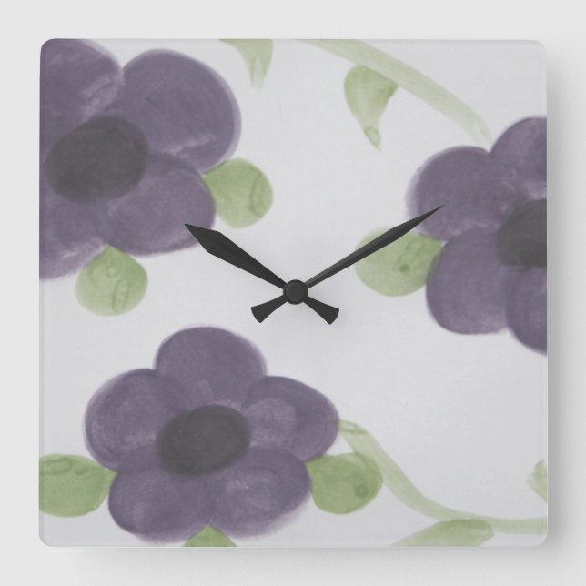 Quadrado Relógio do Designer (Frente)