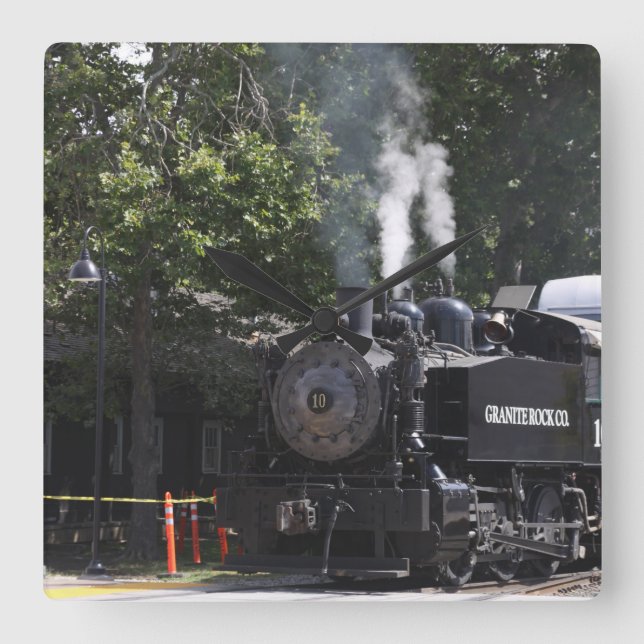 Quadrado Relógio do Motor a Vapor (Frente)