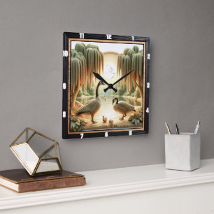 Quadrado Relógio do Patrimônio Geês Lakeside