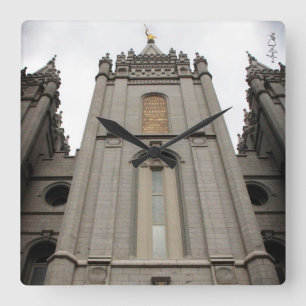 Quadrado relógio do templo lds salt lake city ut