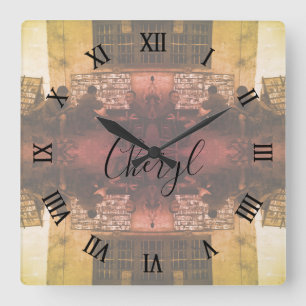 Quadrado Relógio grande de empréstimo de livros Changsha da