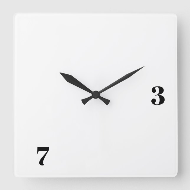 Quadrado Relógio Ham Radio Square 73 (Frente)