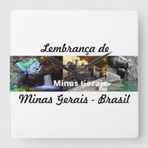 Relógio lembrança de Minas Gerais