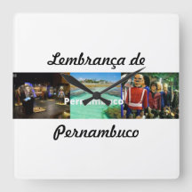 Relógio lembrança de Pernambuco