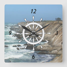 Quadrado Relógio - Leme do navio