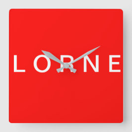 Quadrado Relógio Lorne