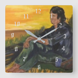 Quadrado Relógio madrugada/Sarr