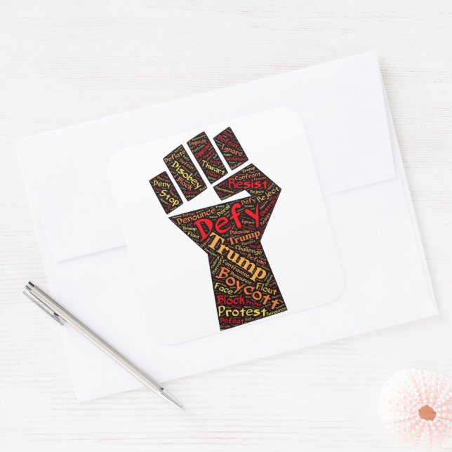 Quadrado Resistência ao adesivo (Envelope)