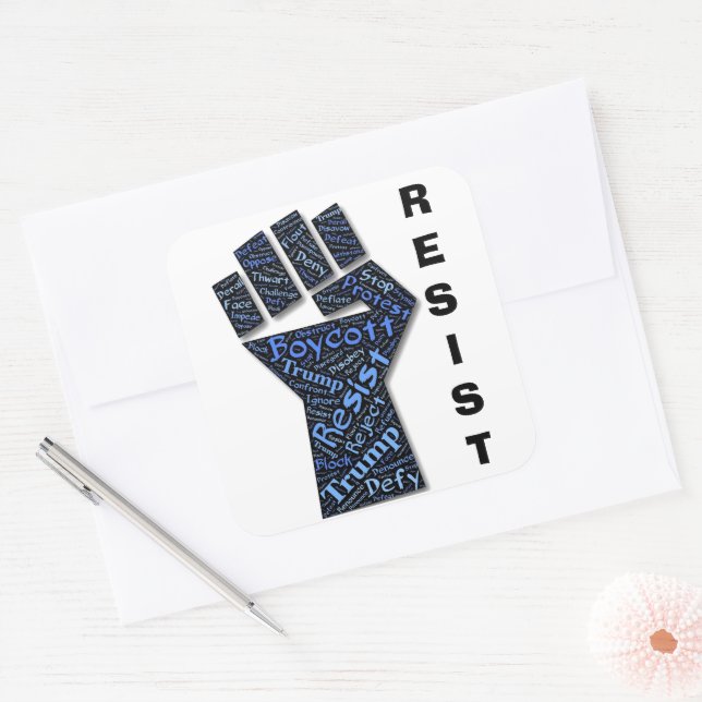Quadrado Resistência ao adesivo (Envelope)