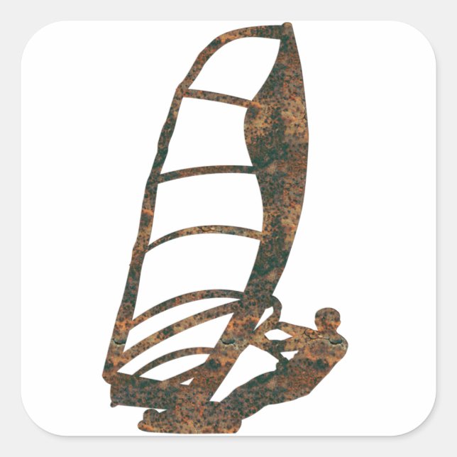 Quadrado Rost Windsurfen Adesivo (Frente)