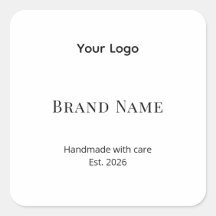 Rótulo de Sabonete Personalizado Mínimo | Adesivo