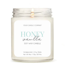 Quadrado Rótulo do adesivo Cosmético de Vela Elegante Minim