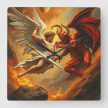 Rua Michael o Arcanjo Joga Relógio do Diabo