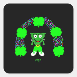 Quadrado Rua, o adesivo da praça FrankenCheese do Patrick