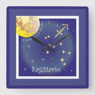 Quadrado Sagittario 23 al novembre 21 relógio dicembre
