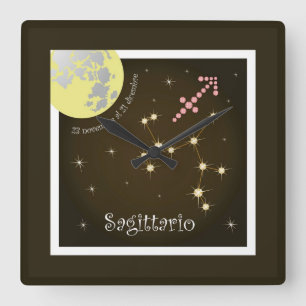 Quadrado Sagittario 23 al novembre 21 relógio dicembre