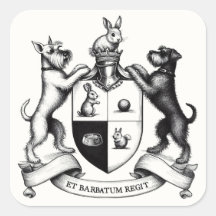 Schnauzer Casaco do adesivo de armas