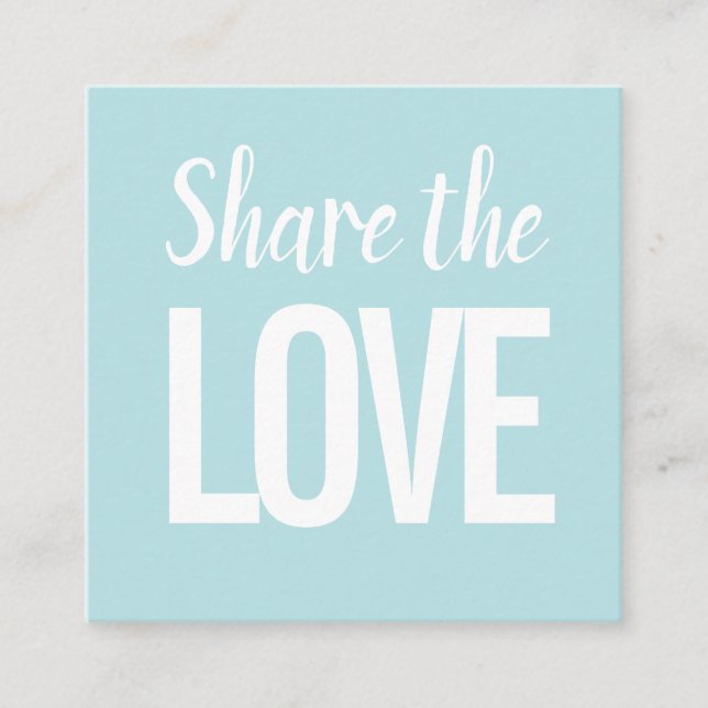 Quadrado Tendência cartão de visita de referência minimalis (Frente)