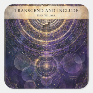 Quadrado Transcender e Incluir — Adesivo Wilber