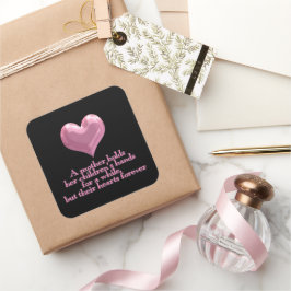 Quadrado Um adesivo de Feriado de Amor pelas Mães