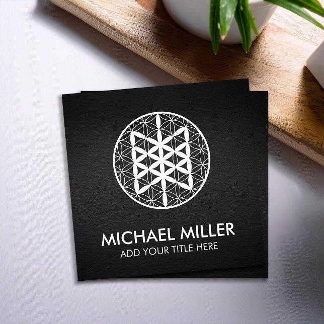 Quadrado Web of Wyrd em flor da Cartão de visita (Criador carregado)