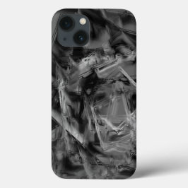 Quadrados com cinza escura, 'pinceladas erradas'