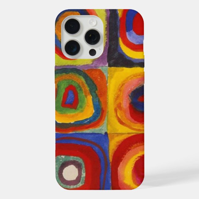 Quadrados com círculos concêntricos, Kandinsky (Verso)