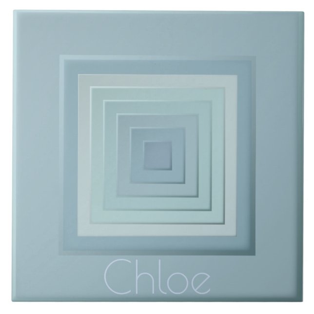 Quadrados Geométricos Inspirados na Vintage (Frente)