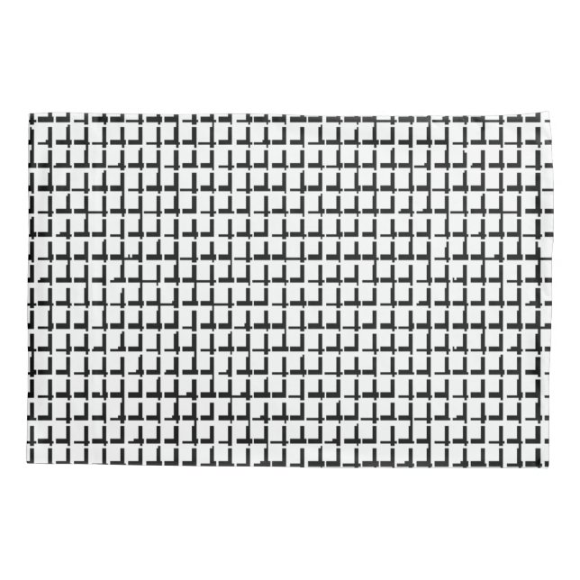 Quadrados Pretos e Brancos do travesseiro (Verso)