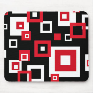 Quadrados retros - Mousepad