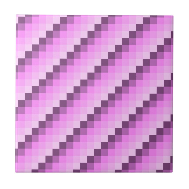 Quadrados Rosa e Roxo (Frente)