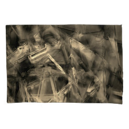 Quadrados torcidos manchados com 'pinceladas errad