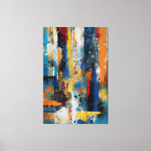 Quadro abstrato Impressão em Canvas
