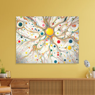 Quadro abstrato para decoração de paredes em geral