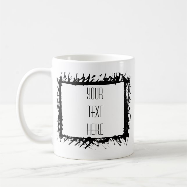 Quadro Artístico Cria Sua Própria Caneca De Café (Esquerda)