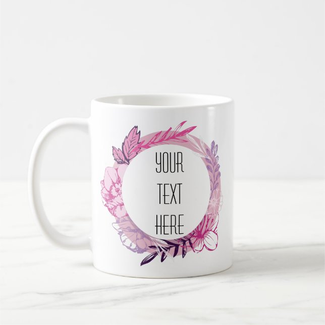 Quadro Artístico Cria Sua Própria Caneca De Café (Esquerda)