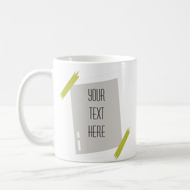 Quadro Artístico Cria Sua Própria Caneca De Café (Esquerda)