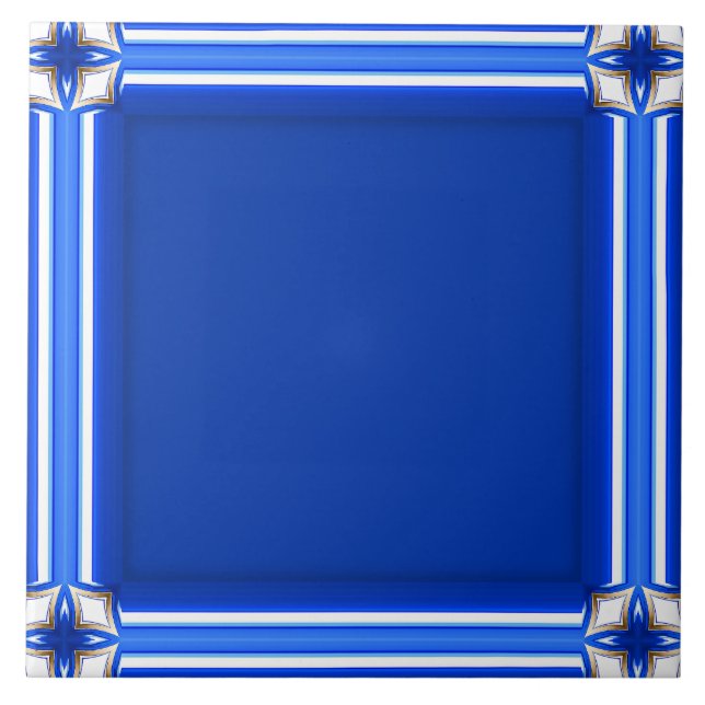 Quadro Azul Decorativo (Frente)