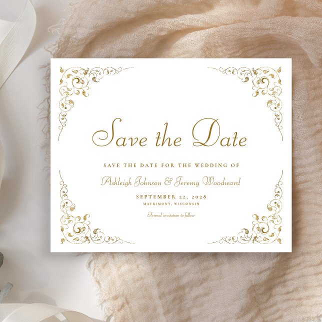 Quadro Botânico De Script Dourado De Orçamento Sal (Criador carregado)