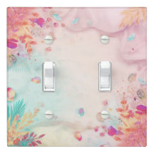 Quadro Botânico Tropical Pastel Vibrante