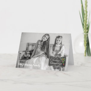 Quadro - Cartões de natal personalizados foto/nome