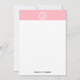 Quadro-chave grego branco cor-de-rosa com imagem i
