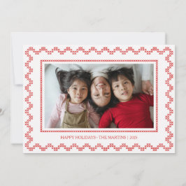 Quadro cruzado, feriados felizes Cartão de Natal